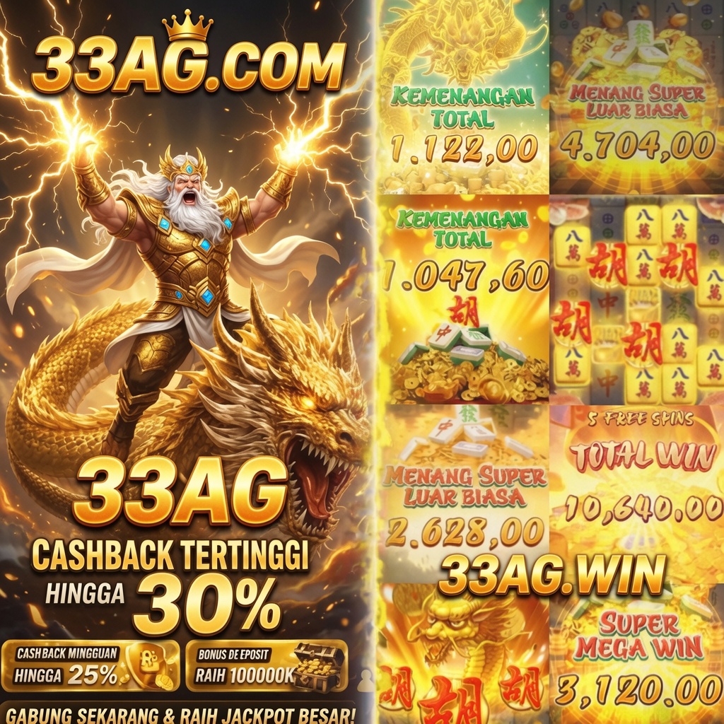 33AG - Login Situs Resmi dan Nikmati Ragam Game PG Soft