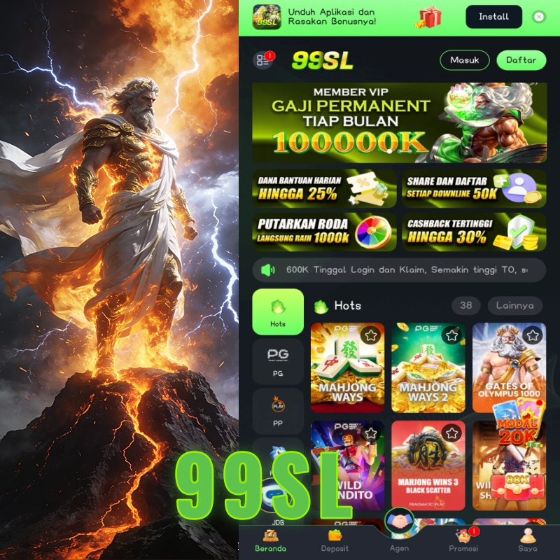 99SL - Game Slot Online dengan Beragam Tema dan Fitur Bonus
