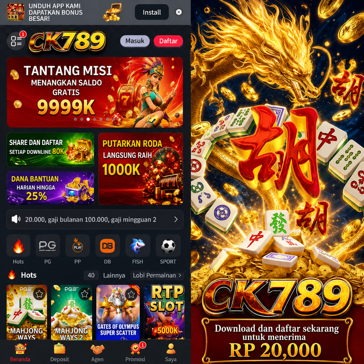 CK789 - Login Situs Resmi dan Nikmati Ragam Game PG Soft