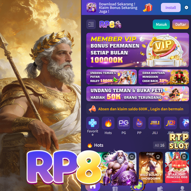RP8 - Destinasi Slot Online Indonesia dengan Ragam Tema Menarik
