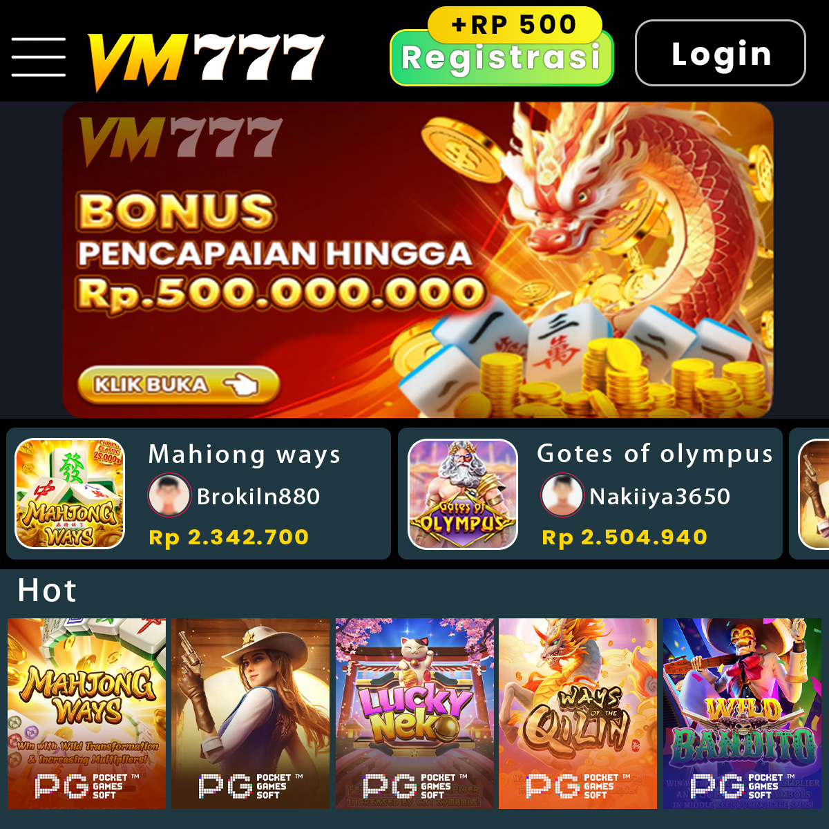 Pengalaman mobile vm777